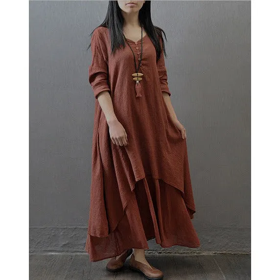 INSTOCK- New casual loose women's long skirt