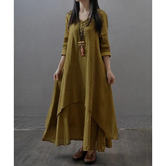 INSTOCK- New casual loose women's long skirt