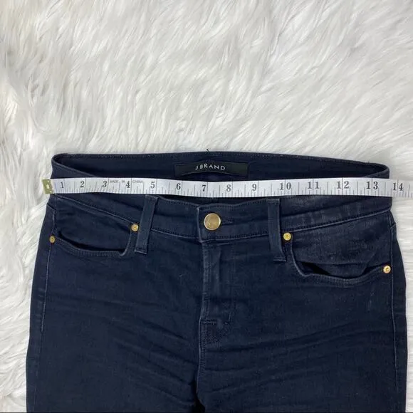 J Brand Skinny Jeans Blue Mercury Size 26 Raw Hem