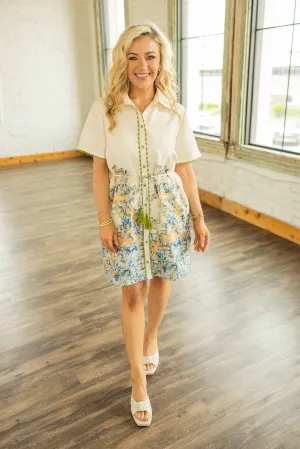 JAZMIN BUTTON UP SHIRT DRESS