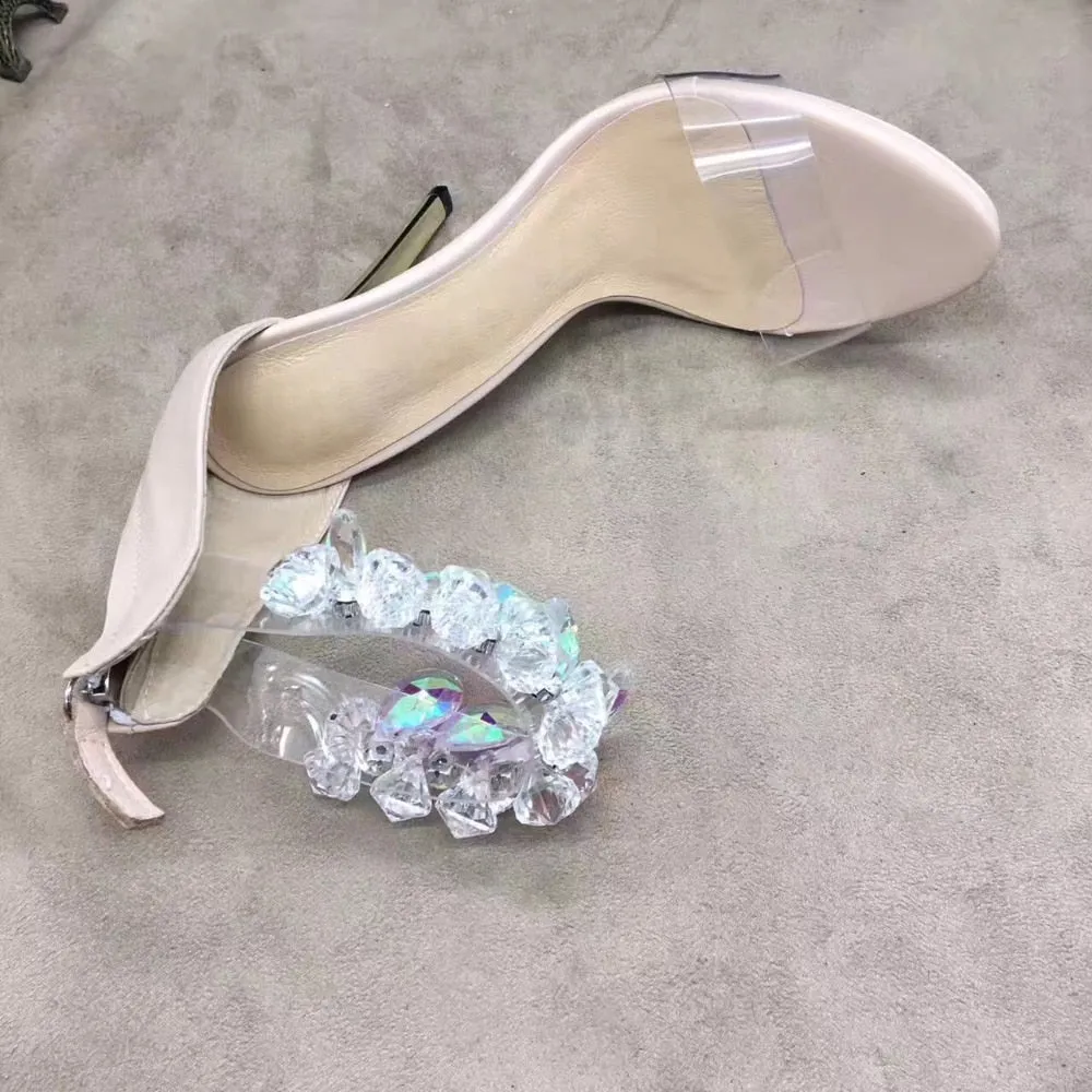 Jewelry Bling Beaded Sandal