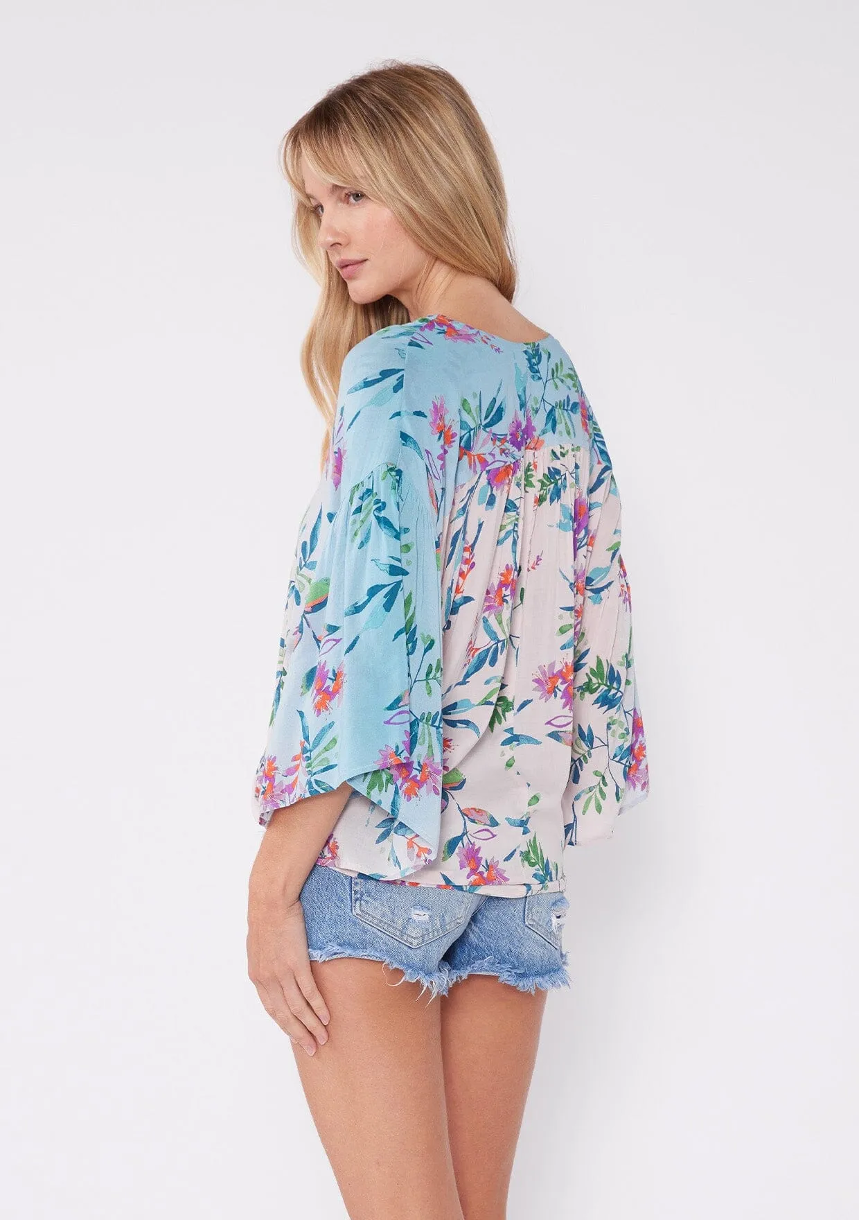 Jules Floral Surplice Top