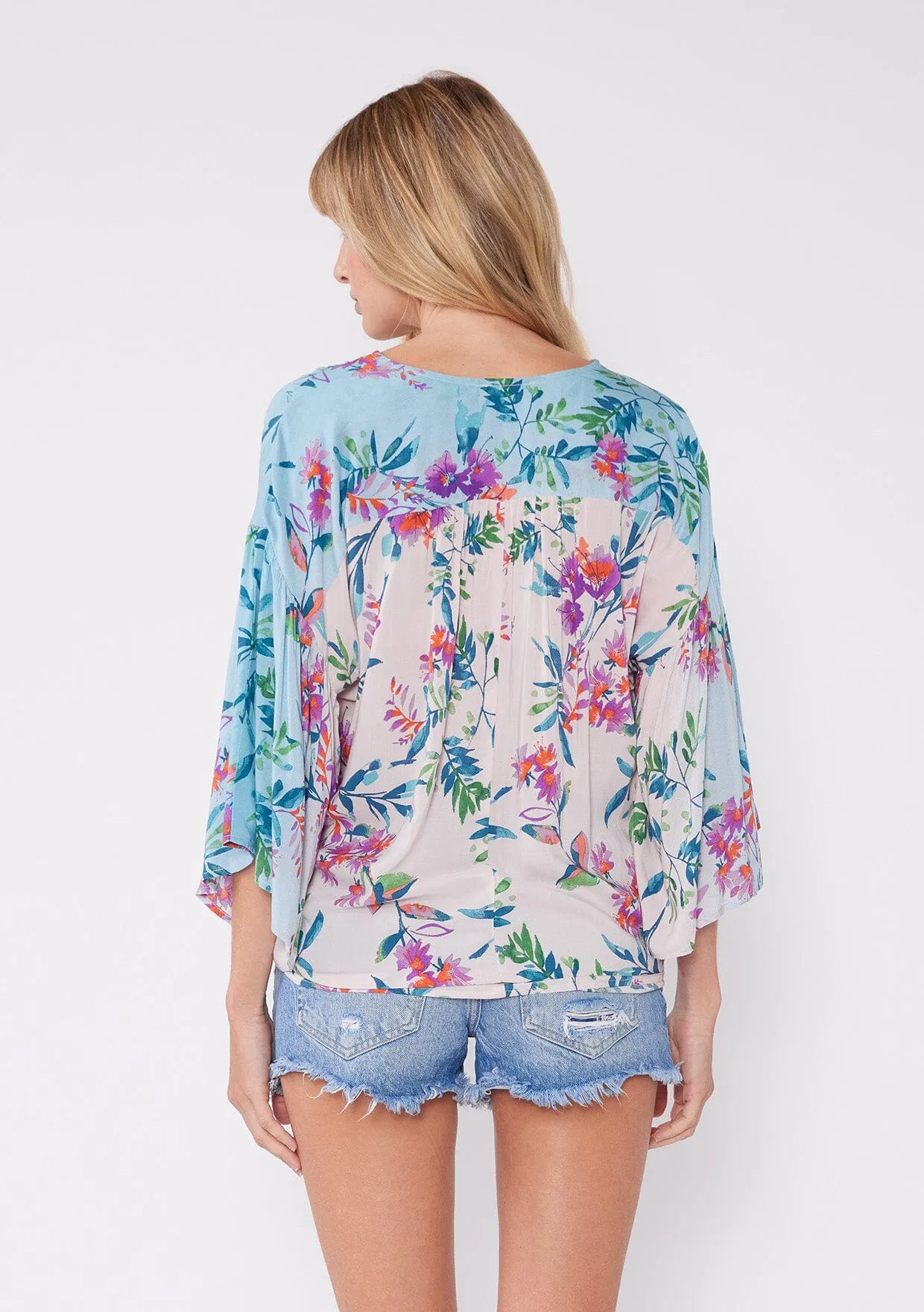 Jules Floral Surplice Top