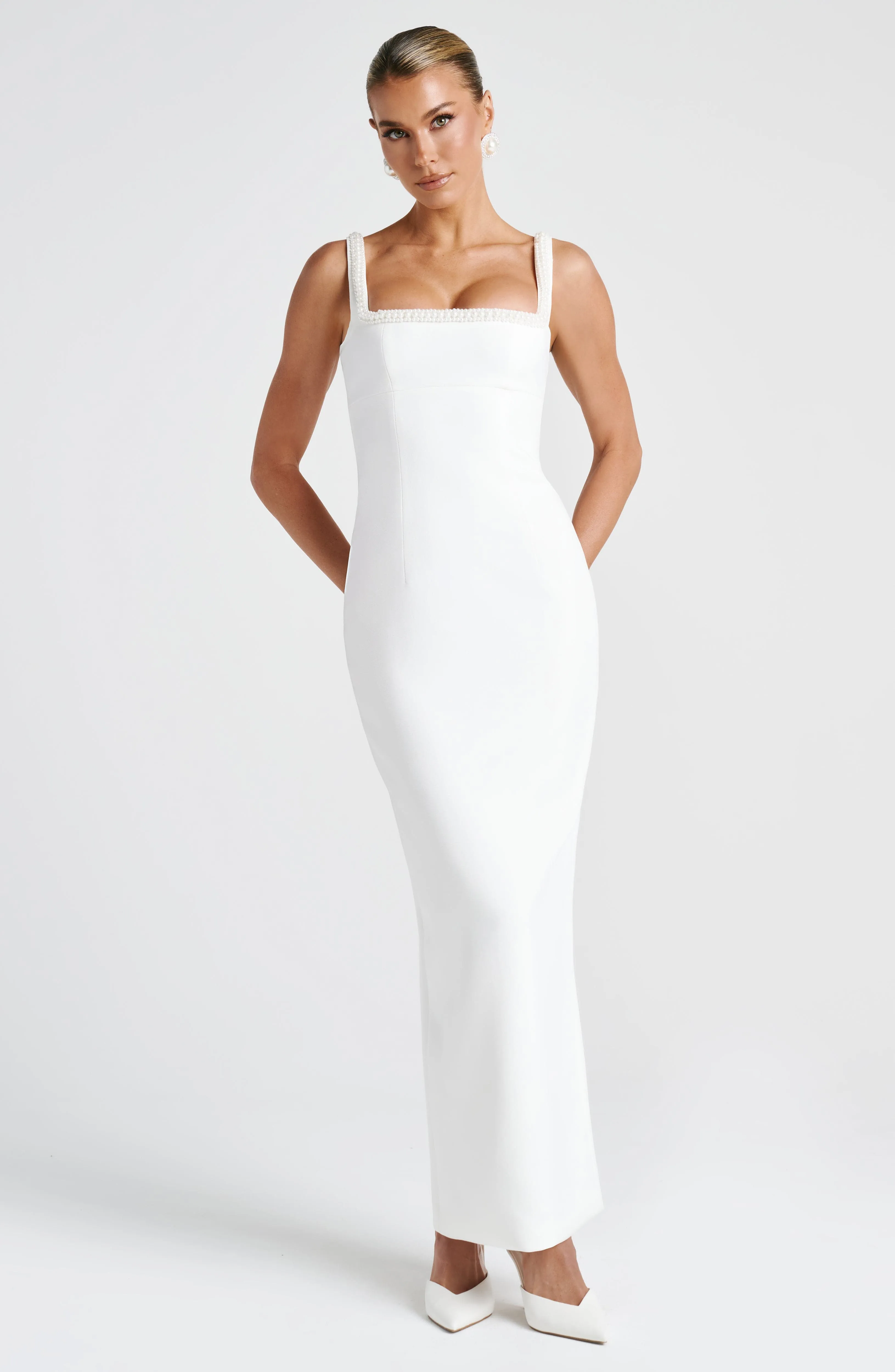 Julieta Midaxi Dress - Ivory