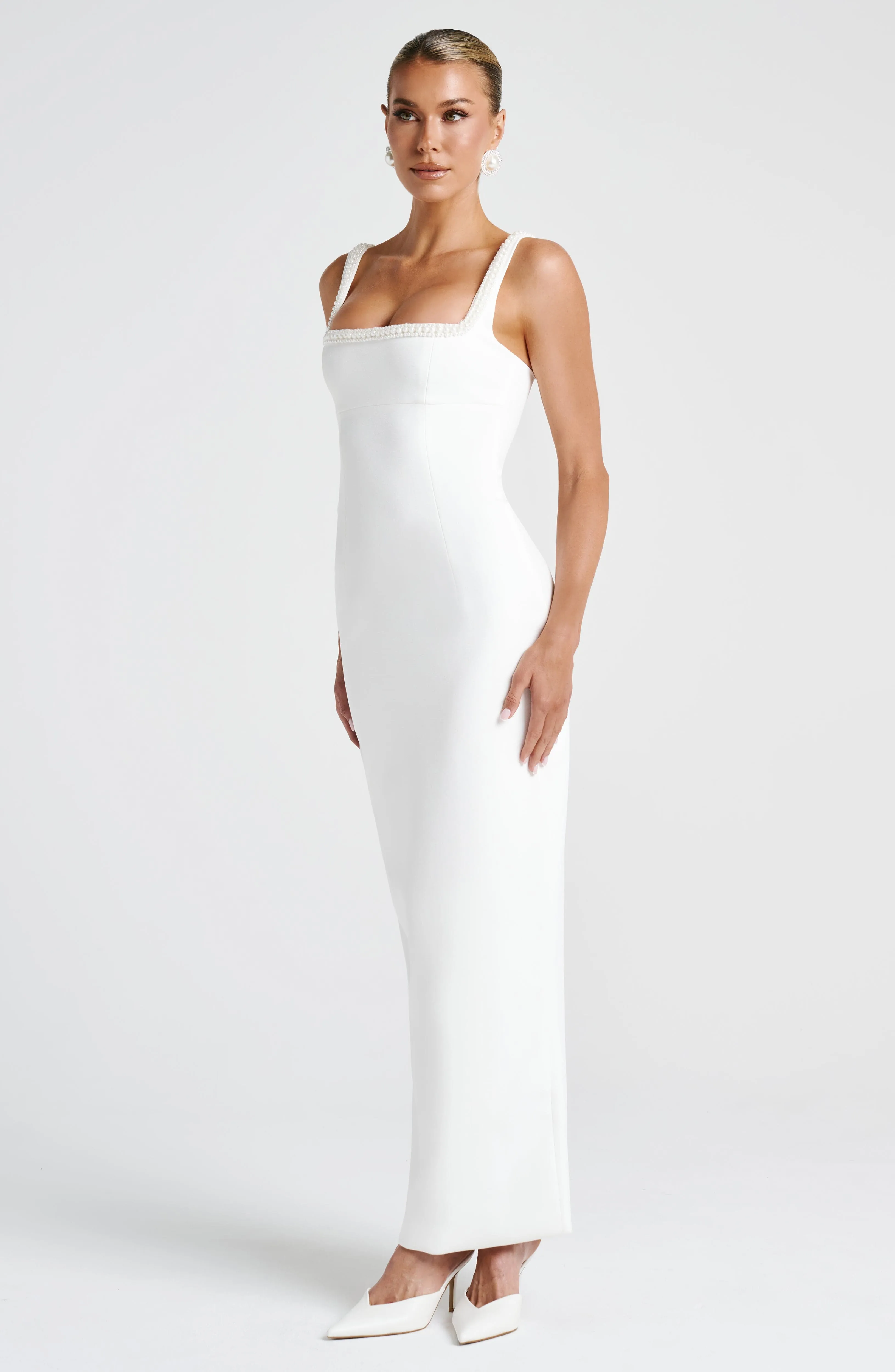 Julieta Midaxi Dress - Ivory