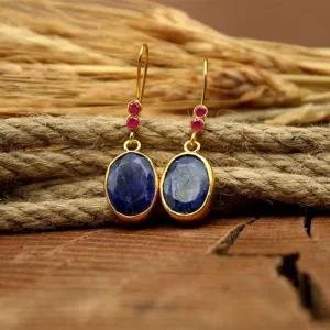 Just Lil Things Blue Drop Earrings jlt11618