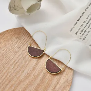 Just Lil Things Brown Hoop Earrings jlt11608