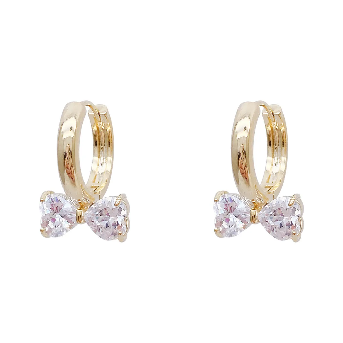 Just Lil Things  Gold Pin Earrings jlt11538