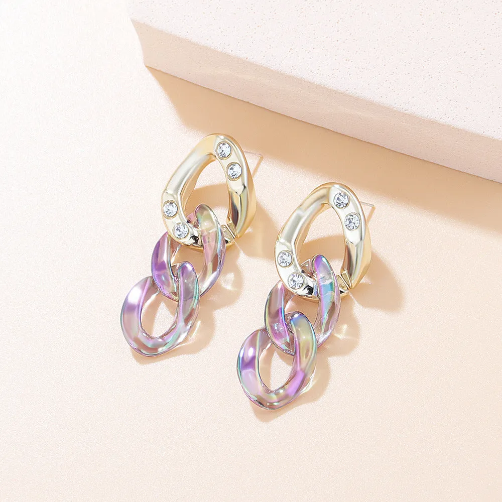 Just Lil Things Multicolor Pin Earrings jlt11571