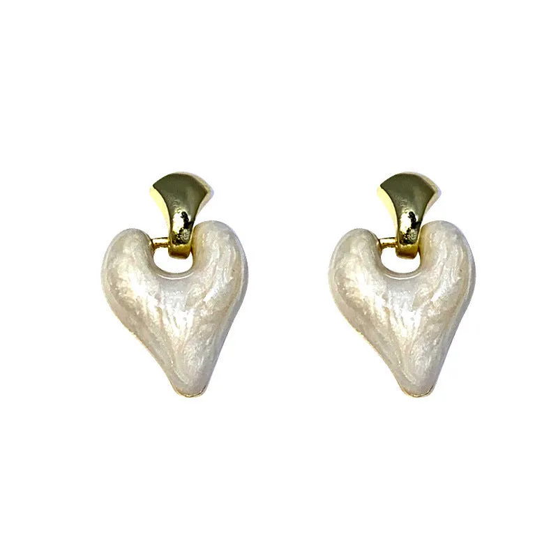 Just Lil Things  White Pin Earring jlt11640