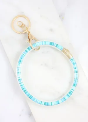 Keychain Bangle in Aqua