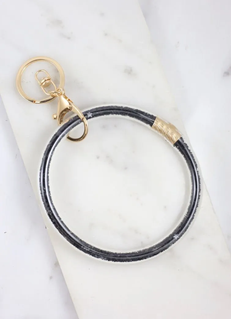Keychain Bangle in Black Star