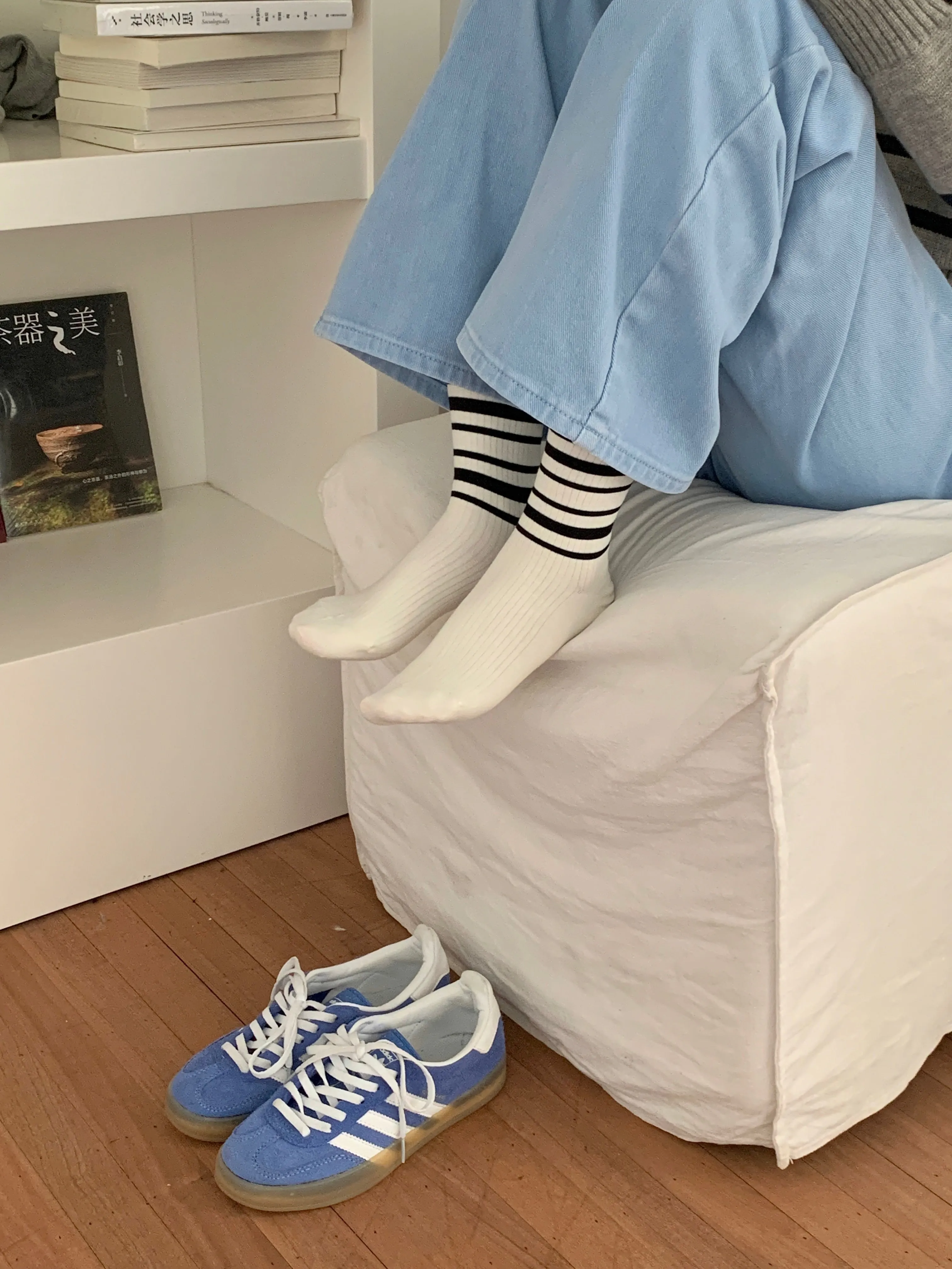 Korean High-Quality HENNY MIAO Gift Box Socks (5 Pairs)