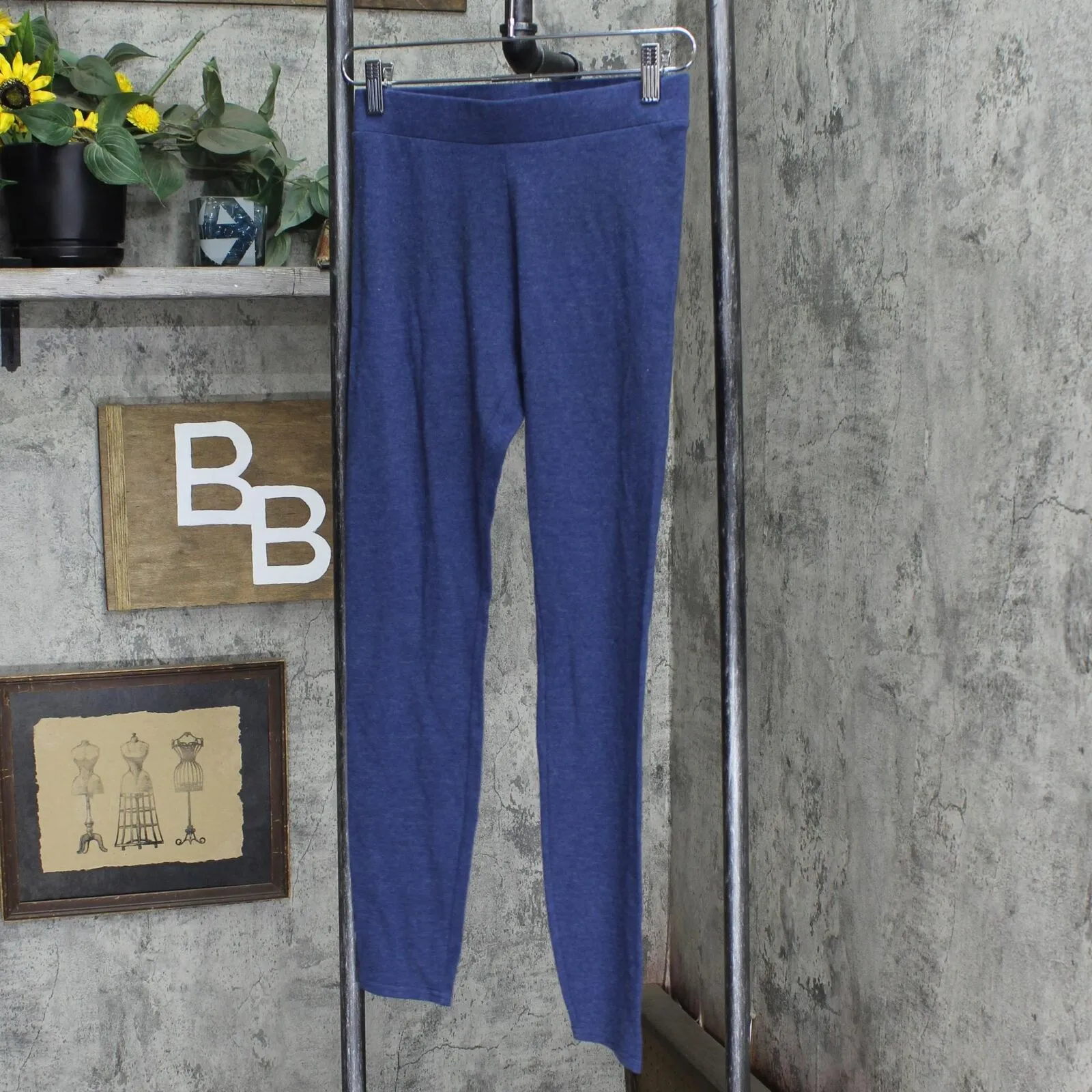 Lc Lauren Conrad Women's Mid Rise Leggings WL13J000RS Dark Blue S