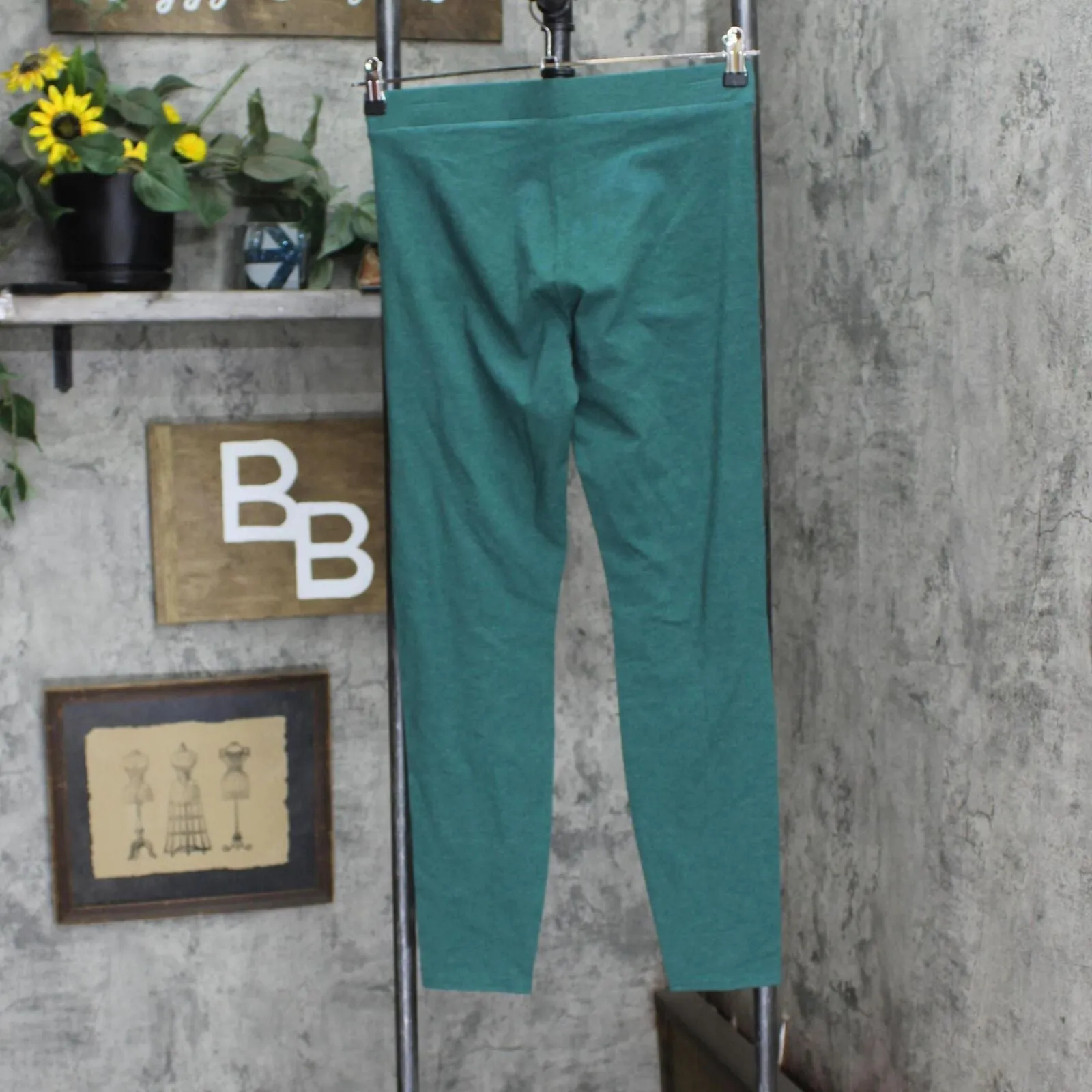 Lc Lauren Conrad Women's Mid Rise Leggings WL13J000RS Green M