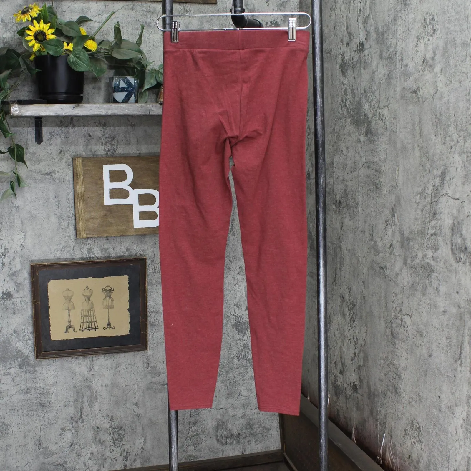 Lc Lauren Conrad Women's Mid Rise Leggings WL13J000RS Red S