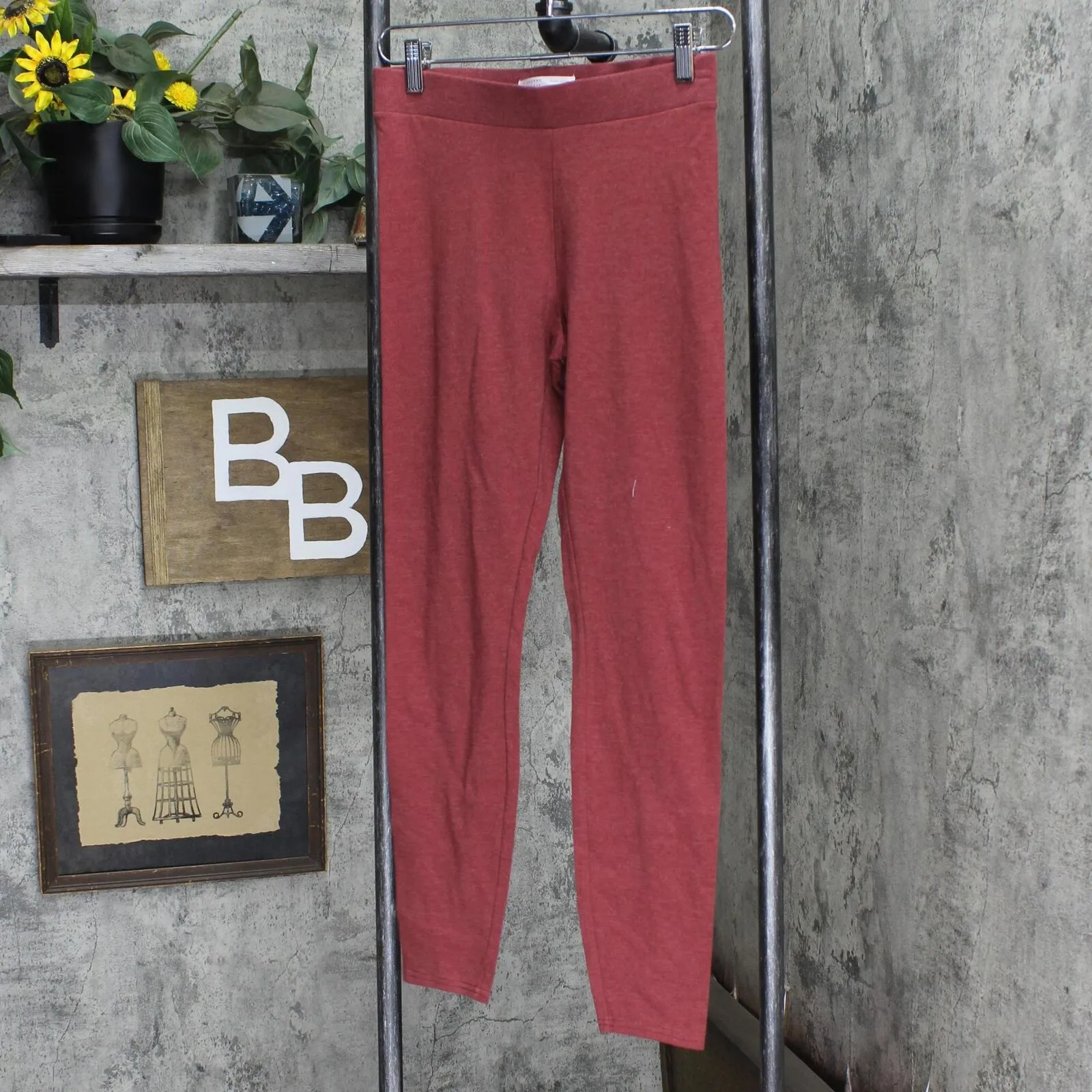 Lc Lauren Conrad Women's Mid Rise Leggings WL13J000RS Red S