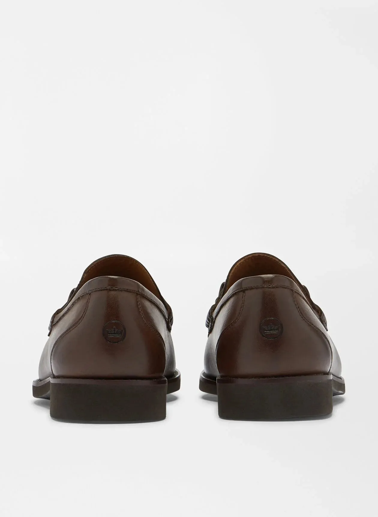 Leather Bit Loafer by Peter Millar - Brown