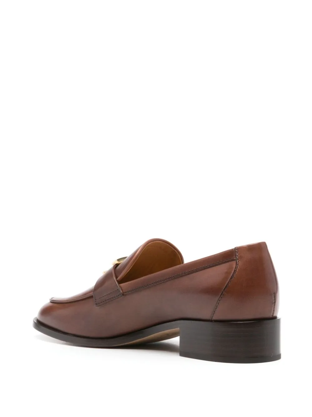 Leather loafers