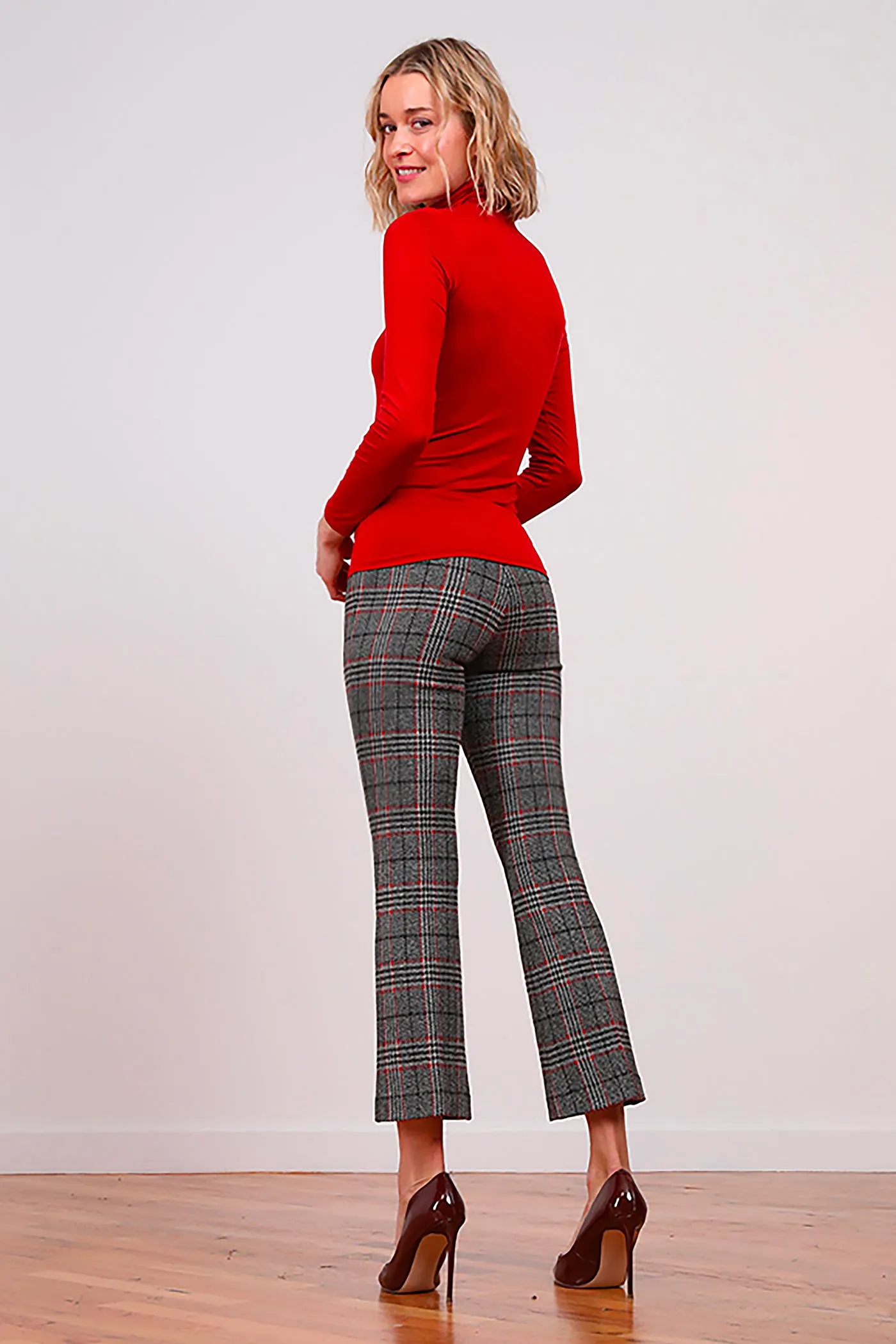 LEO Tartan Plaid Red