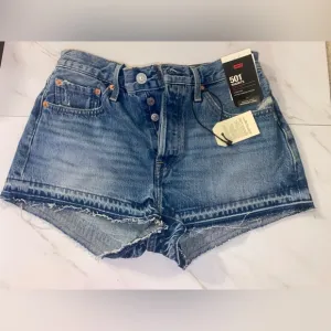 Levi's 501 shorts Women's Blue Denim jean Shorts