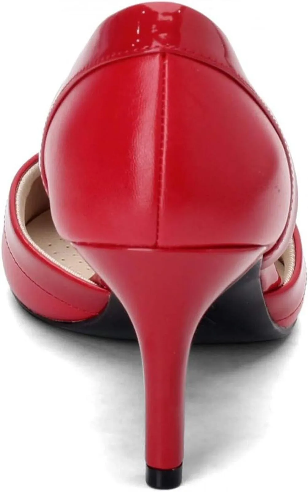 Lifestride Women's SALDANA Heels Shoe F4444S1 Fire Red 7.5M
