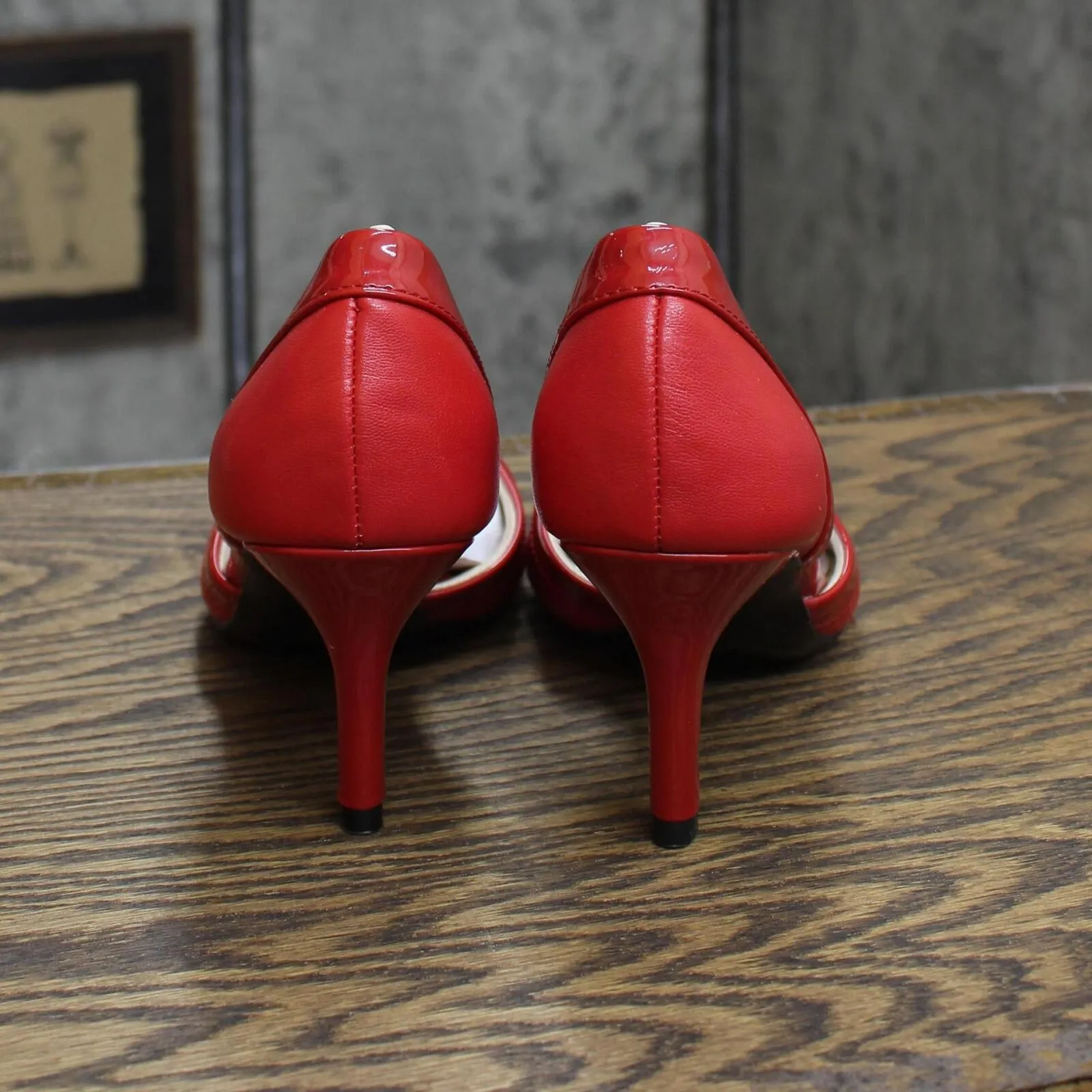 Lifestride Women's SALDANA Heels Shoe F4444S1 Fire Red 7.5M
