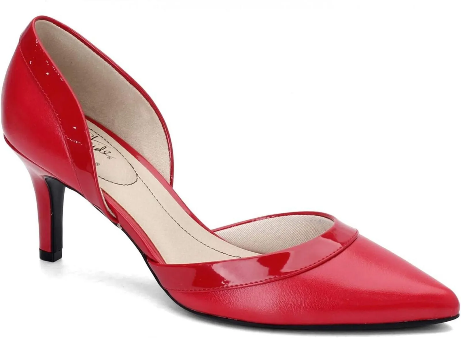 Lifestride Women's SALDANA Heels Shoe F4444S1 Fire Red 7.5M