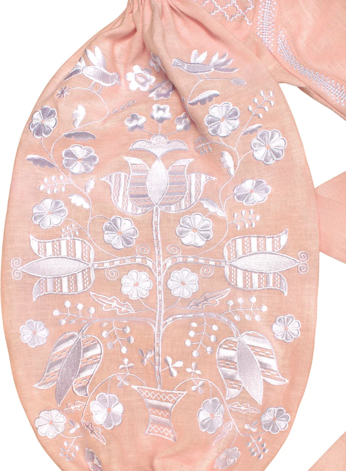 Light pink Boho style Kaftan