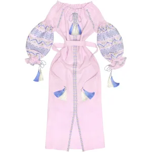 Light purple Boho style Kaftan