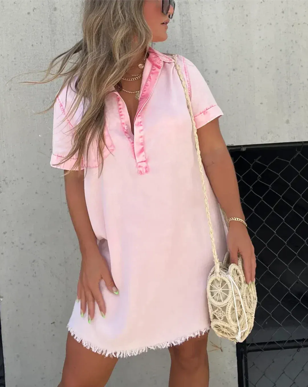 Linda - Denim Shirt Dress
