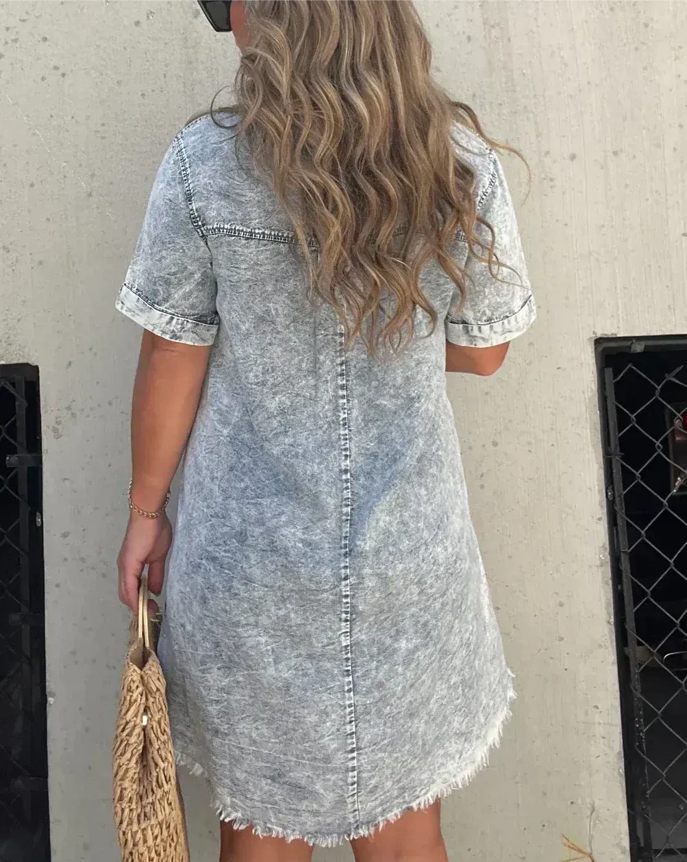 Linda - Denim Shirt Dress