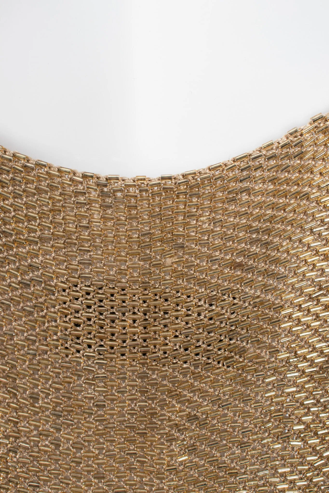 Liquid Gold Beaded Cocktail Dress