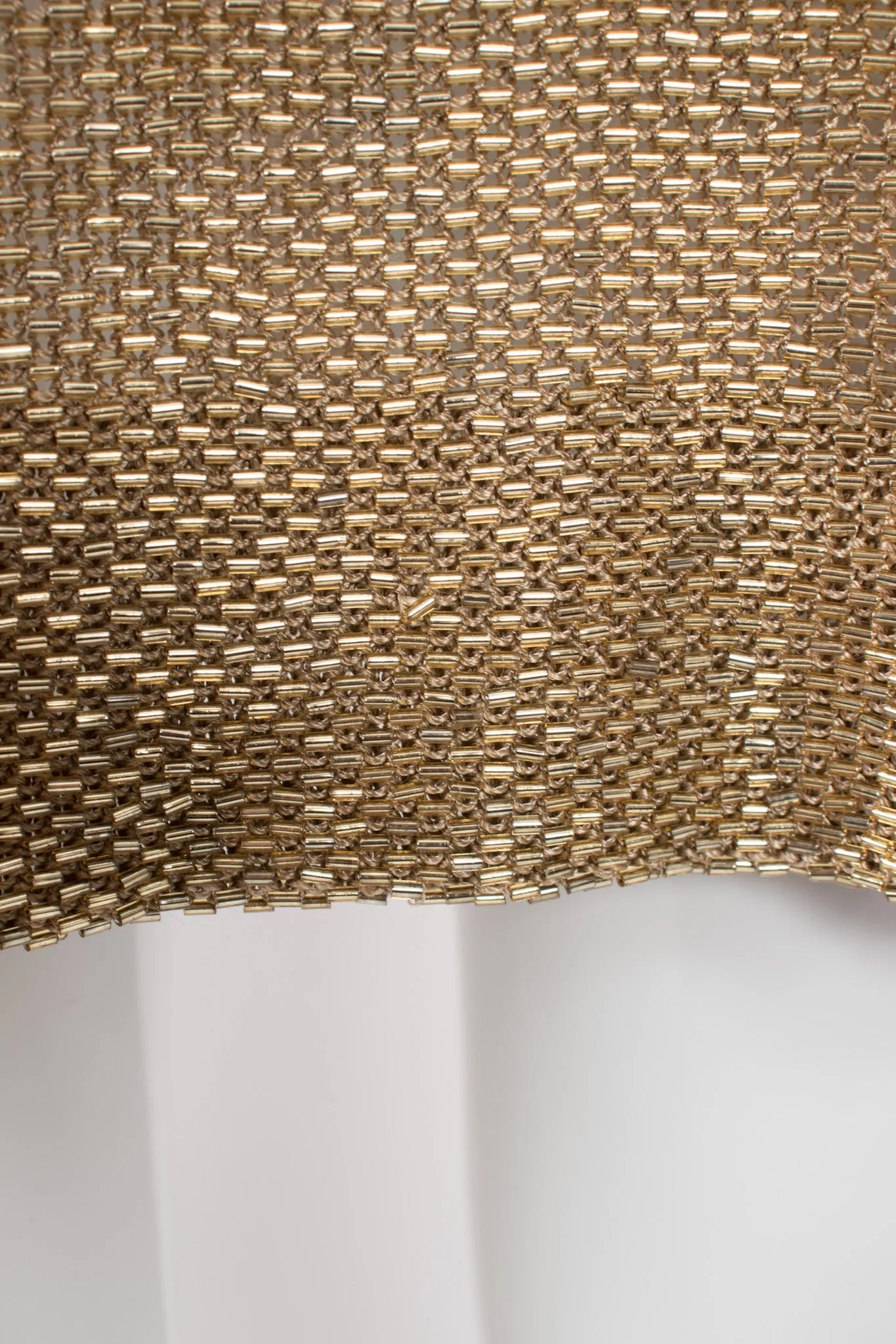 Liquid Gold Beaded Cocktail Dress