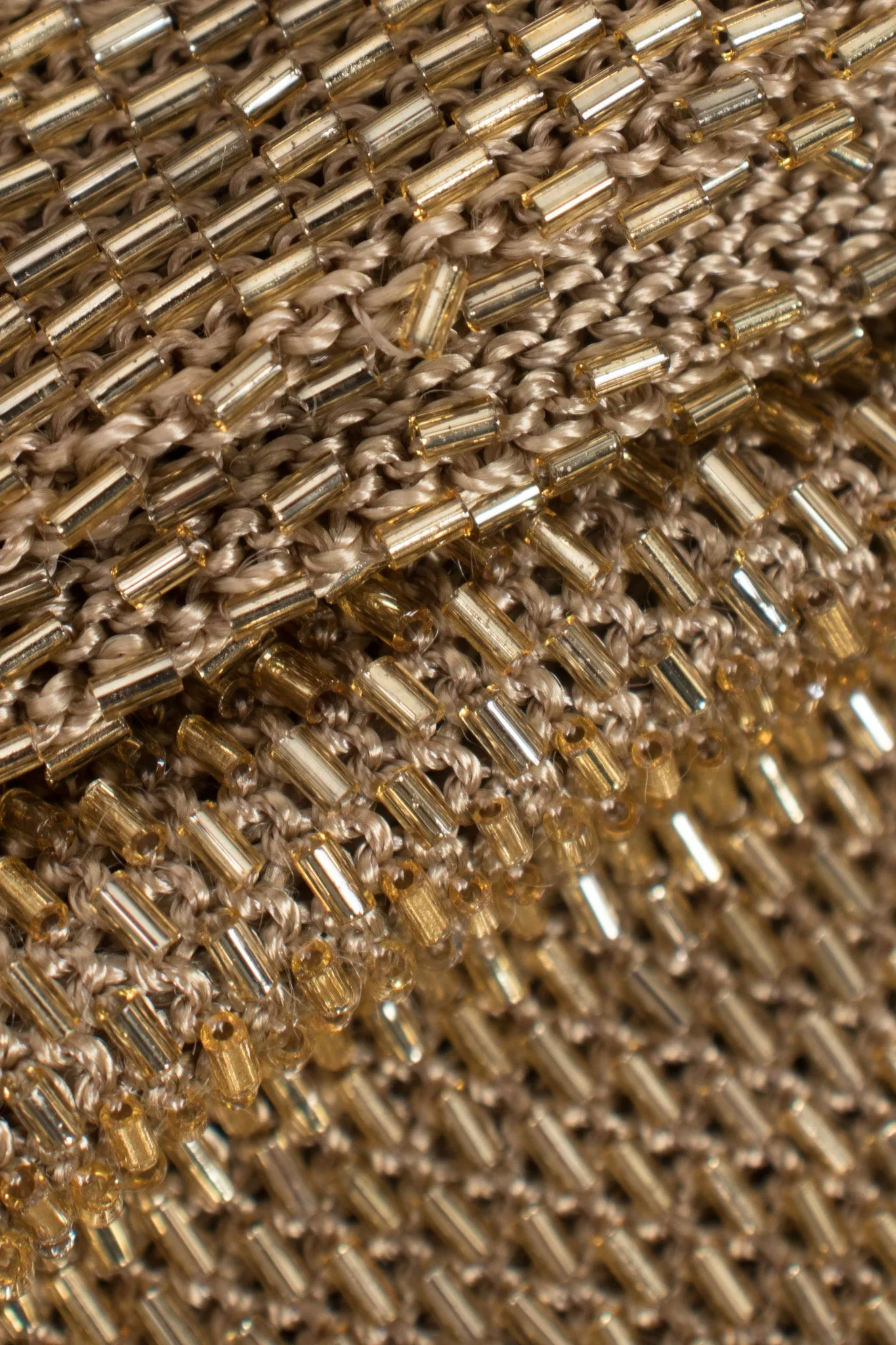 Liquid Gold Beaded Cocktail Dress