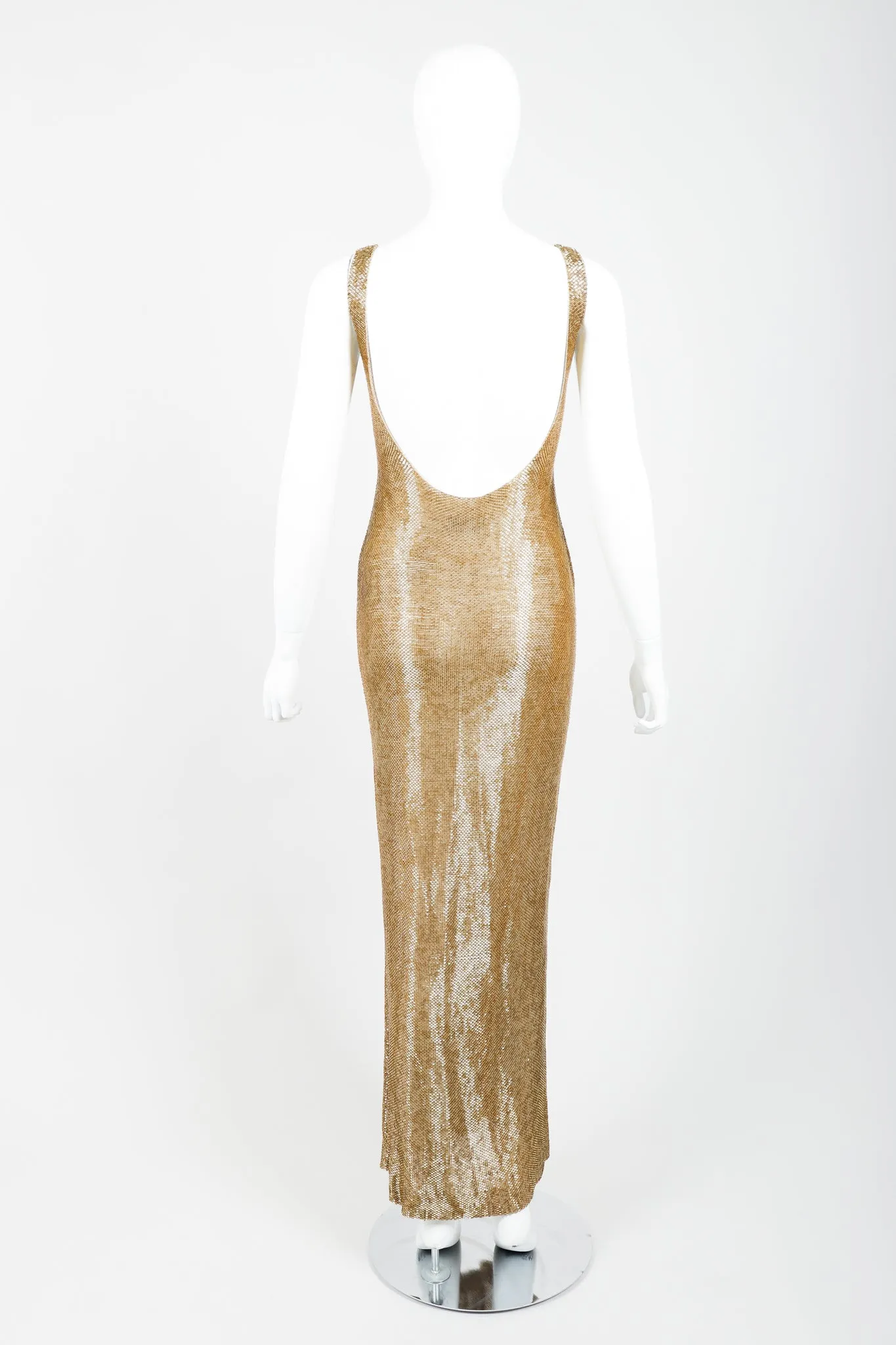 Liquid Gold Beaded Gown