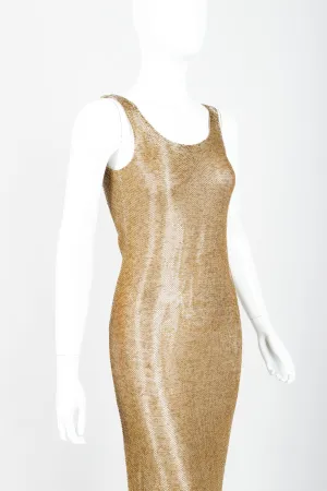 Liquid Gold Beaded Gown