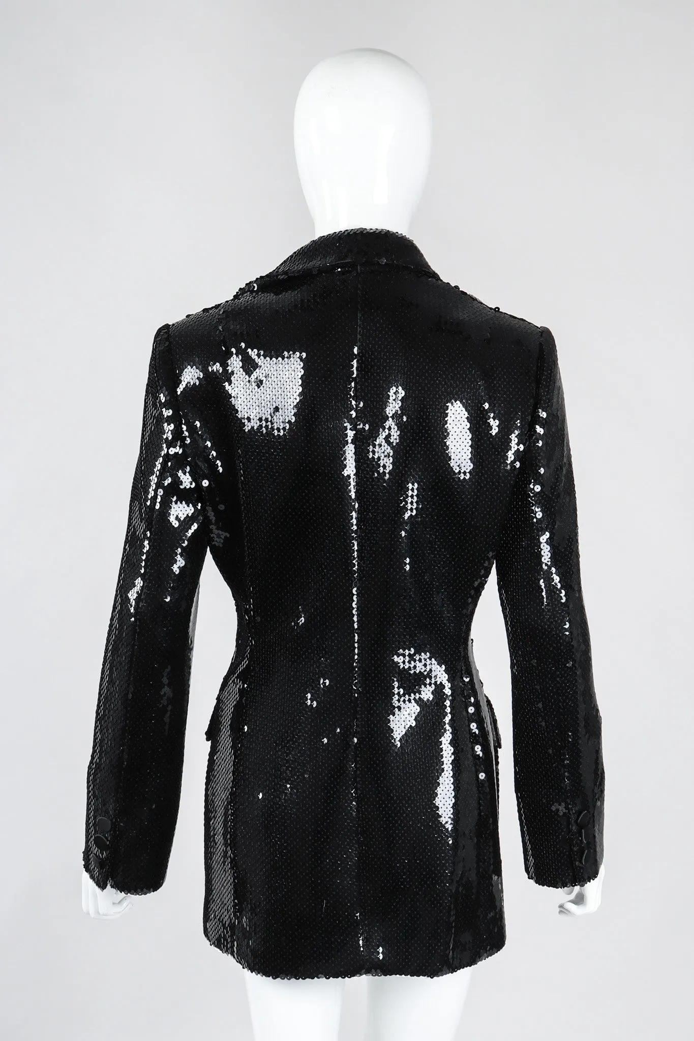 Liquid Sequin Boyfriend Blazer