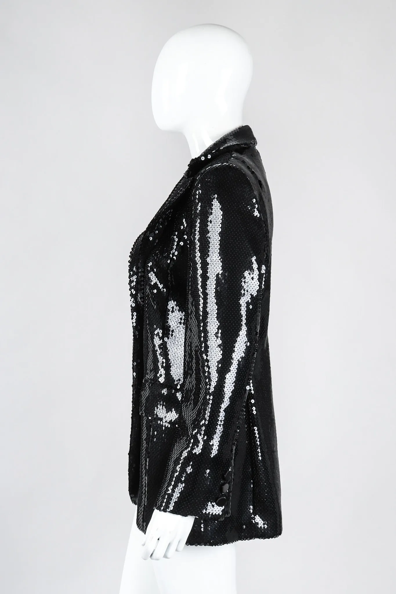 Liquid Sequin Boyfriend Blazer