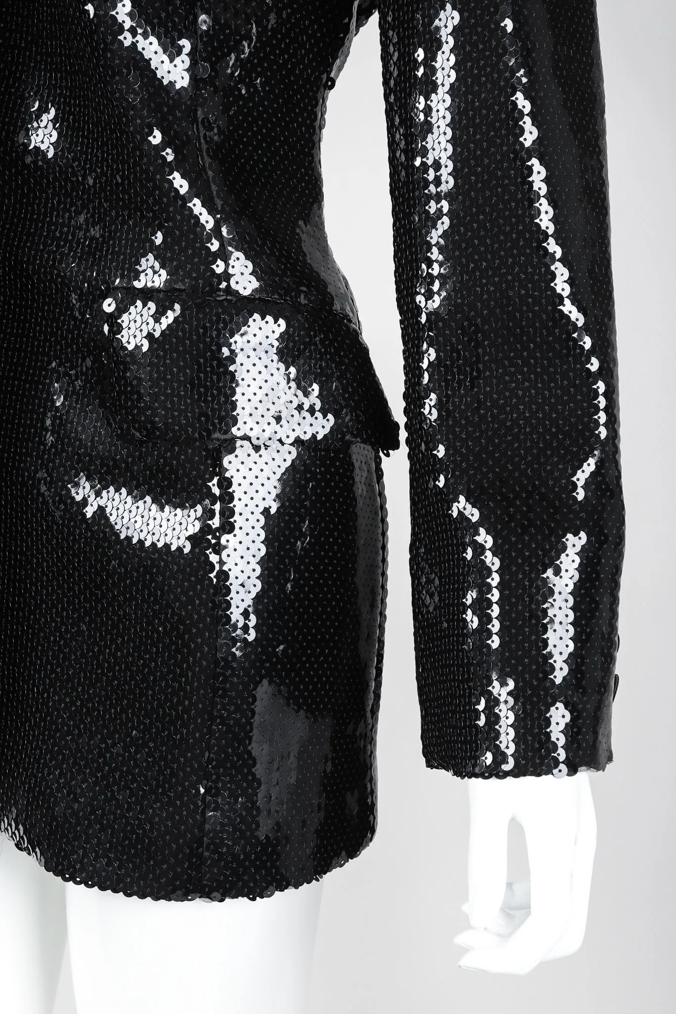 Liquid Sequin Boyfriend Blazer