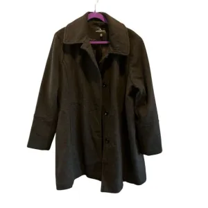 London‎ Fog Women's Wool Blend Overcoat gray Size 2X Winter Casual Formal