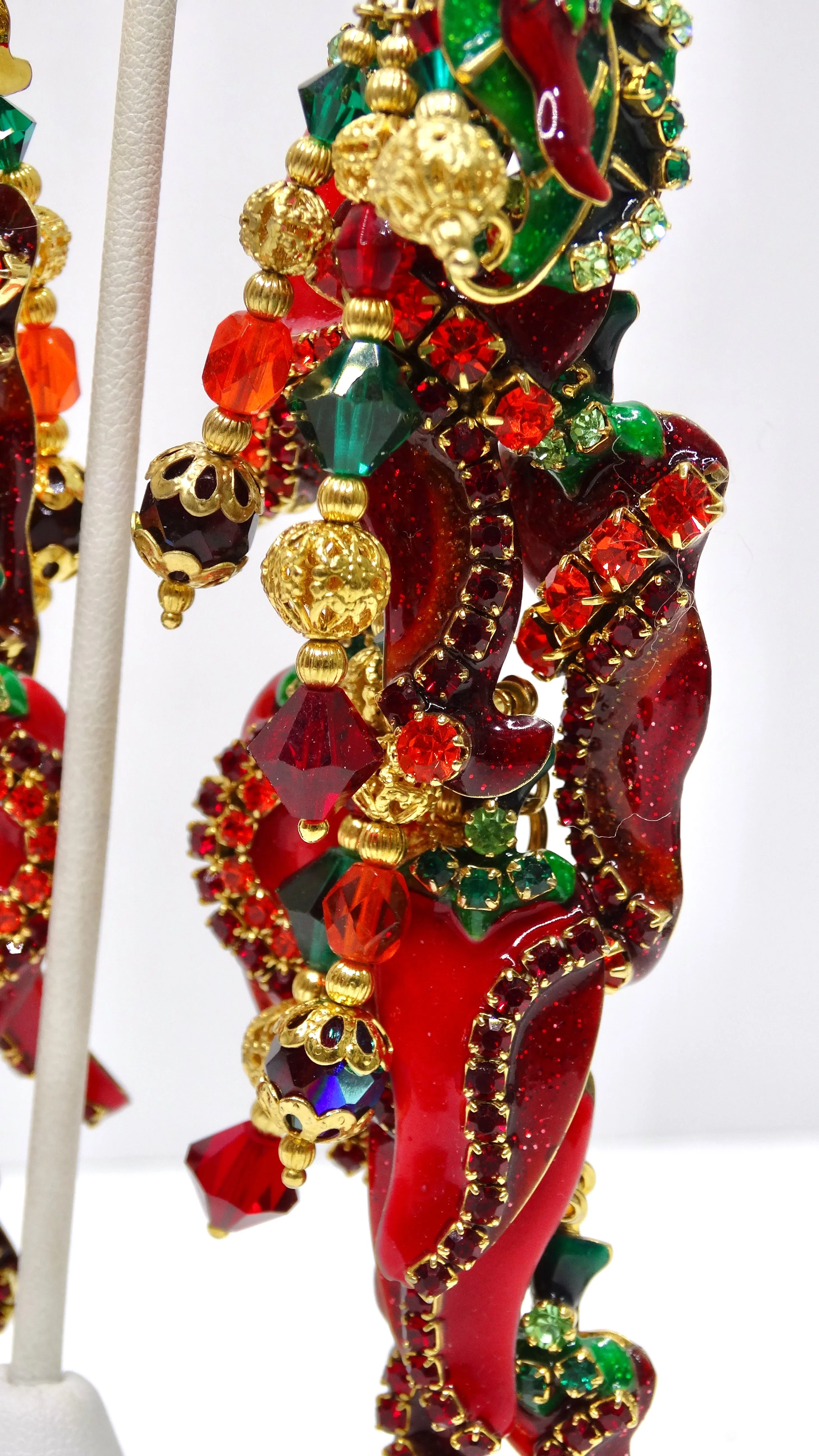 Lunch at the Ritz Chili Pepper Earrings