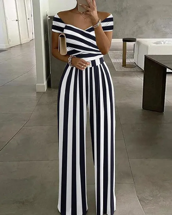 Lyka – Elegant Drop Shoulder Printed Jumpsuit for Women
