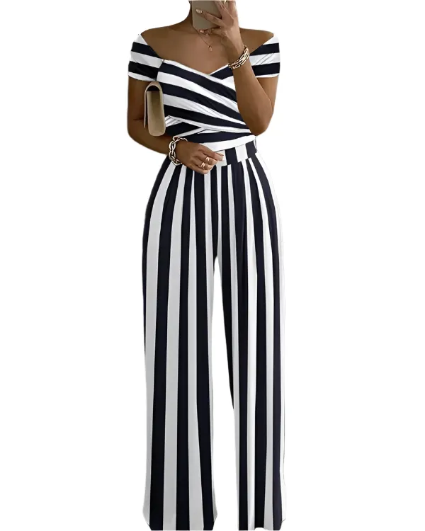 Lyka – Elegant Drop Shoulder Printed Jumpsuit for Women
