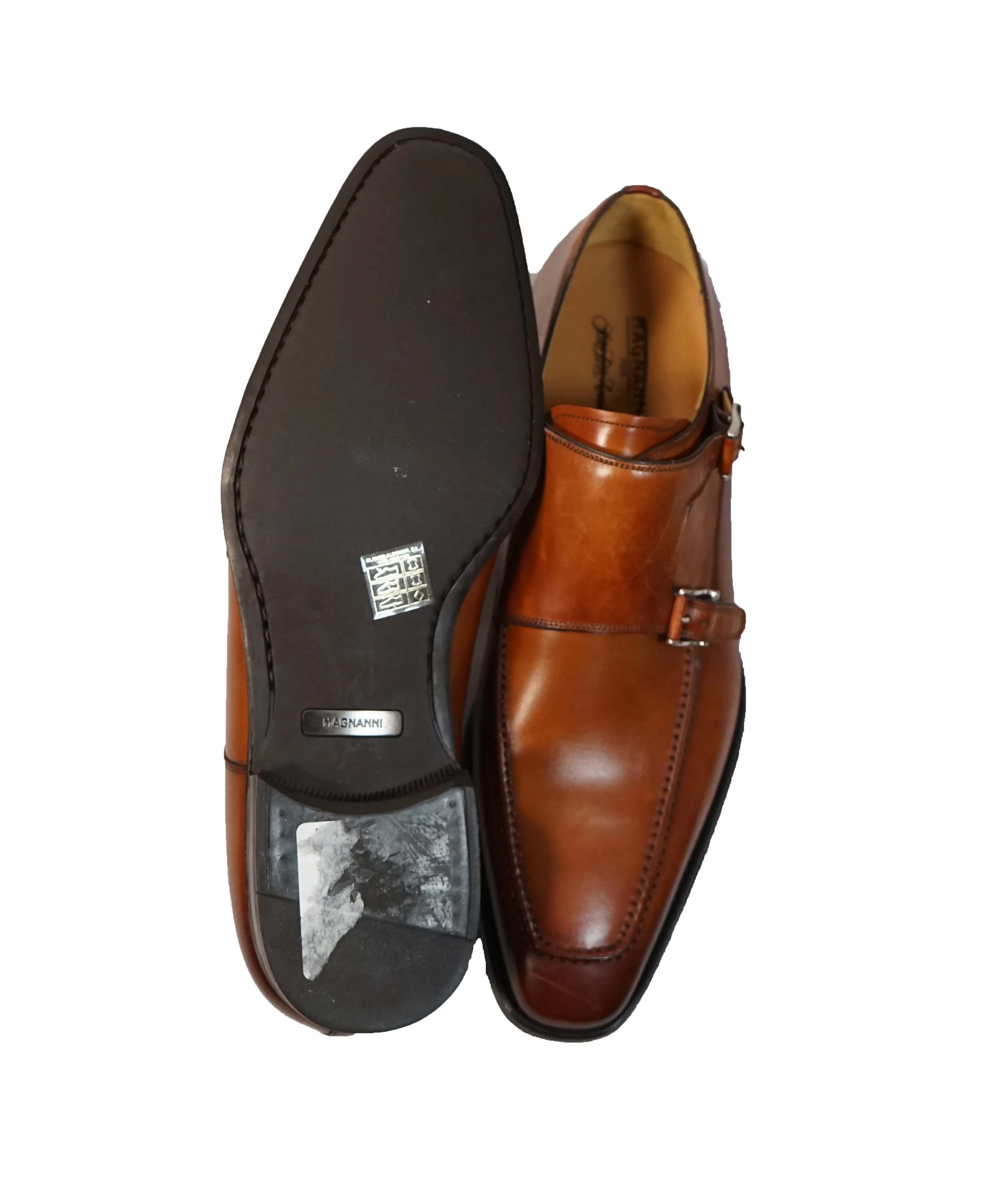 MAGNANNI FOR SFA - Double Monk Strap Loafers- 10