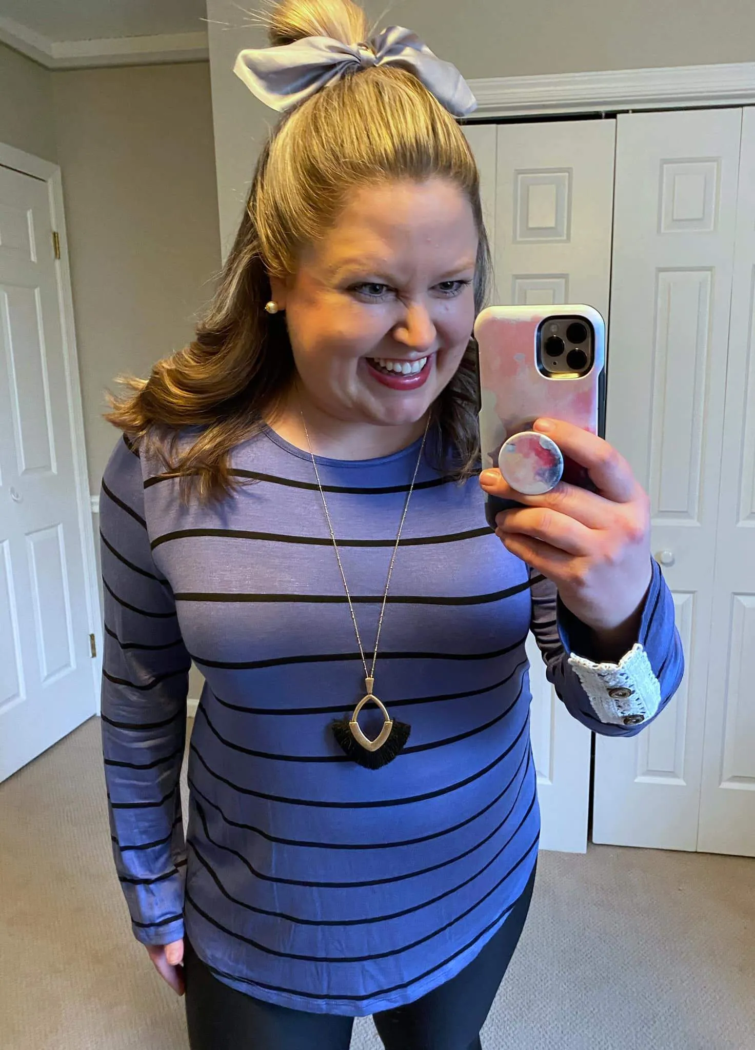 Marquise Pendant Necklace -- Several Colors!