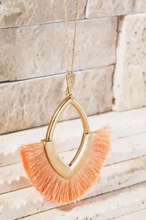 Marquise Pendant Necklace -- Several Colors!