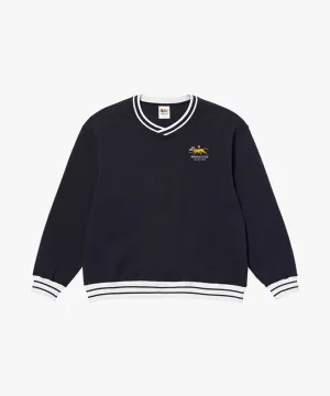 MCC Women's V-Neck Sweatshirt - Dark Navy (Loose Fit)