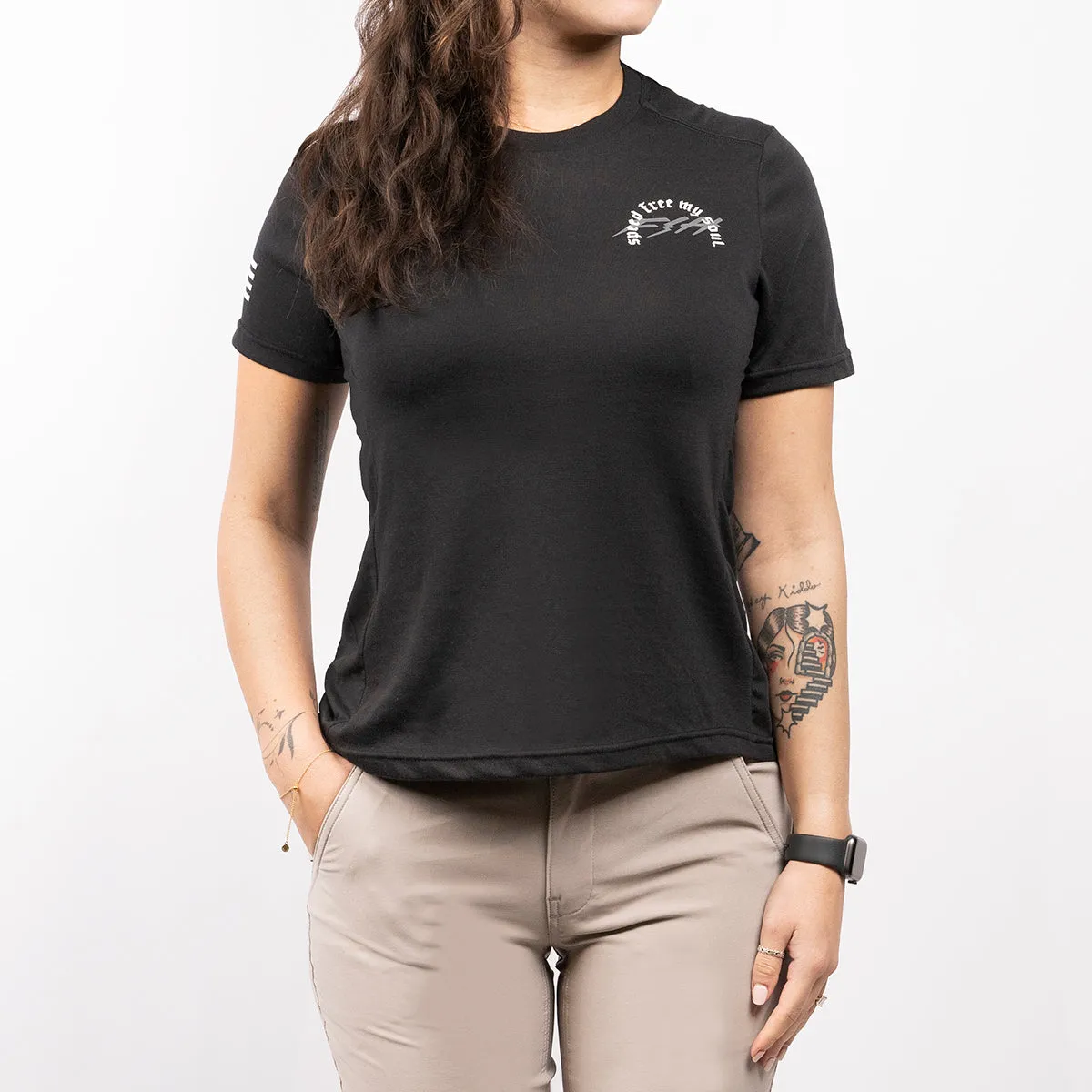 Menace SS Women's Tech Tee - Black