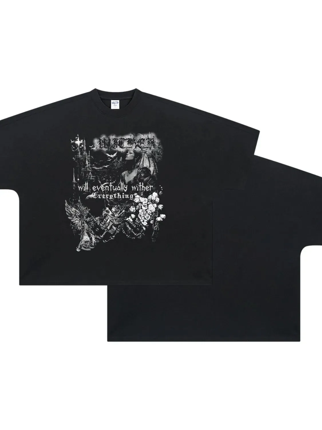 Men's Round Neck Half Sleeve Graphic T-Shirt